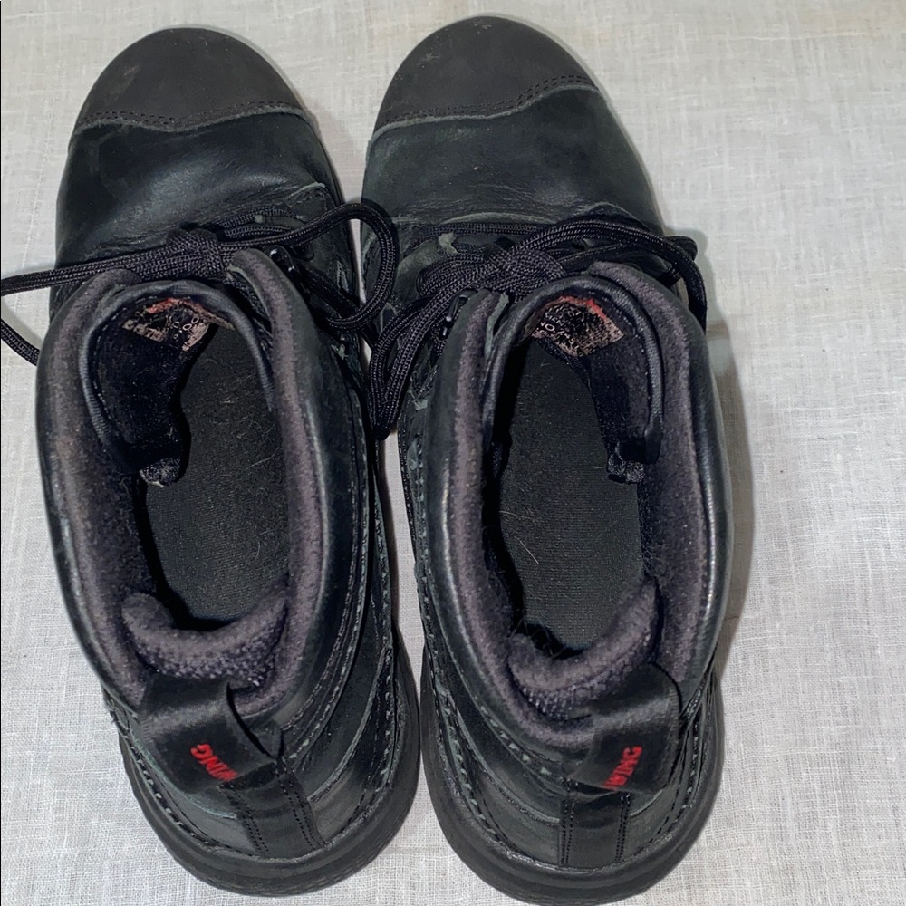 Red Wing Waterproof Steel Toe Leather Work Boots, Black Vibram 2451, Men’s 9 - Picture 5 of 7